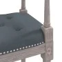 Dark gray velvet bench 110x40x70 cm by vidaXL, Banks - Ref: Foro24-344426, Price: 94,56 €, Discount: %