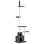 Floor-to-ceiling cat scratching tree dark gray 250.5-276.5 cm by vidaXL, Cat furniture - Ref: Foro24-171722, Price: 74,75 €, ...