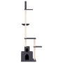 Deckenhoher Katzenkratzbaum dunkelgrau 250,5-276,5 cm von vidaXL, Katzenmöbel - Ref: Foro24-171722, Preis: 69,54 €, Rabatt: %