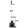 Floor-to-ceiling cat scratching tree dark gray 250.5-276.5 cm by vidaXL, Cat furniture - Ref: Foro24-171722, Price: 74,75 €, ...