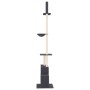 Deckenhoher Katzenkratzbaum dunkelgrau 250,5-276,5 cm von vidaXL, Katzenmöbel - Ref: Foro24-171722, Preis: 69,54 €, Rabatt: %