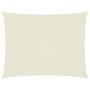 Toldo de vela rectangular tela Oxford color crema 4x5 m