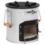Hornillo de leña para camping acero plateado 45x25x26 cm de vidaXL, Chimeneas - Ref: Foro24-319438, Precio: 80,73 €, Descuent...