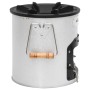 Hornillo de leña para camping acero plateado 45x25x26 cm de vidaXL, Chimeneas - Ref: Foro24-319438, Precio: 82,11 €, Descuent...