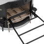 Holzofen für Camping, silberfarbener Stahl, 45 x 25 x 26 cm von vidaXL, Kamine - Ref: Foro24-319438, Preis: 82,11 €, Rabatt: %