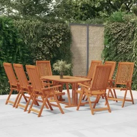Sillas de jardín plegables 8 uds madera maciza de eucalipto by vidaXL, Garden chairs - Ref: Foro24-3087346, Price: 572,29 €, ...