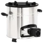 Cocina leña ventilador USB acero inoxidable plata 35,5x26x28 cm by vidaXL, Chimneys - Ref: Foro24-319443, Price: 134,59 €, Di...