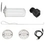 Cocina leña ventilador USB acero inoxidable plata 35,5x26x28 cm by vidaXL, Chimneys - Ref: Foro24-319443, Price: 134,59 €, Di...