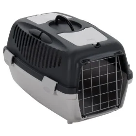 Pet carrier in gray and black polypropylene 55x36x35 cm by vidaXL, Pet carriers and boxes - Ref: Foro24-171797, Price: 42,41 ...