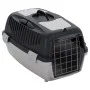 Pet carrier in gray and black polypropylene 55x36x35 cm by vidaXL, Pet carriers and boxes - Ref: Foro24-171797, Price: 42,41 ...