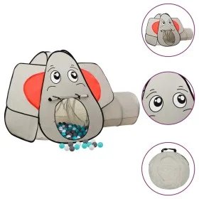 Elefant Design Spielladen 250 Bälle grau 174x86x101cm von vidaXL, Spielzelte und Tunnel - Ref: Foro24-3107740, Preis: 69,54 €...