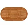 Juego de comedor para jardín 5 pzas madera maciza de eucalipto de vidaXL, Conjuntos de jardín - Ref: Foro24-3087335, Precio: ...