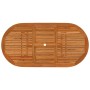 Juego de comedor para jardín 5 pzas madera maciza de eucalipto de vidaXL, Conjuntos de jardín - Ref: Foro24-3087335, Precio: ...