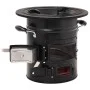 Wood burning stove for camping black steel 50x33.5x30.5 cm by vidaXL, Chimneys - Ref: Foro24-319441, Price: 151,90 €, Discoun...