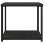 Black synthetic rattan side table 55x45x49 cm by vidaXL, Side tables - Ref: Foro24-319404, Price: 45,92 €, Discount: %