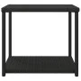 Black synthetic rattan side table 55x45x49 cm by vidaXL, Side tables - Ref: Foro24-319404, Price: 43,64 €, Discount: %