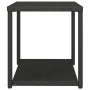Black synthetic rattan side table 55x45x49 cm by vidaXL, Side tables - Ref: Foro24-319404, Price: 43,64 €, Discount: %