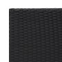 Black synthetic rattan side table 55x45x49 cm by vidaXL, Side tables - Ref: Foro24-319404, Price: 45,92 €, Discount: %