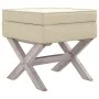 Taburete con almacenaje lino 45x45x49 cm by vidaXL, Benches for halls and storage - Ref: Foro24-344515, Price: 87,05 €, Disco...