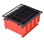 Paper briquette maker in black and red steel, 38x31x18 cm. by vidaXL, fireplace tools - Ref: Foro24-142922, Price: 73,35 €, D...