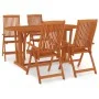 Gartenset 5-teilig Massivholz aus Eukalyptusholz von vidaXL, Gartensets - Ref: Foro24-3087338, Preis: 458,75 €, Rabatt: %