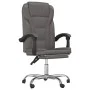 Verstellbarer Bürostuhl Kunstleder grau von vidaXL, Bürostühle - Ref: Foro24-349699, Preis: 114,26 €, Rabatt: %