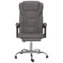 Verstellbarer Bürostuhl Kunstleder grau von vidaXL, Bürostühle - Ref: Foro24-349699, Preis: 114,26 €, Rabatt: %