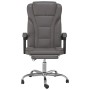 Verstellbarer Bürostuhl Kunstleder grau von vidaXL, Bürostühle - Ref: Foro24-349699, Preis: 116,05 €, Rabatt: %
