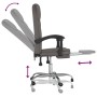 Verstellbarer Bürostuhl Kunstleder grau von vidaXL, Bürostühle - Ref: Foro24-349699, Preis: 116,05 €, Rabatt: %
