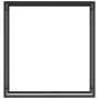 Brennholzregal aus mattschwarzem Stahl, 110 x 28 x 116 cm von vidaXL, Brennholztaschen und -halter - Ref: Foro24-350310, Prei...