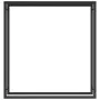 Matte black steel firewood rack 110x28x116 cm by vidaXL, Firewood bags and holders - Ref: Foro24-350310, Price: 44,36 €, Disc...