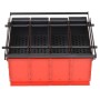 Briquetadora de papel acero negro y rojo 38x31x18 cm de vidaXL, Herramientas para chimeneas - Ref: Foro24-142922, Precio: 69,...