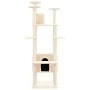 Cat scratcher with cream-colored sisal posts 162 cm tall by vidaXL, Cat furniture - Ref: Foro24-171633, Price: 90,98 €, Disco...