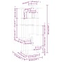Katzenkratzbaum mit cremefarbenen Sisalpfosten 162 cm von vidaXL, Katzenmöbel - Ref: Foro24-171633, Preis: 92,64 €, Rabatt: %