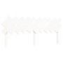 Estructura de cama sin colchón madera maciza blanca 200x200 cm