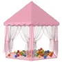 Prinzessinnen-Spielzelt mit 250 rosa Bällen 133x140 cm von vidaXL, Spielzelte und Tunnel - Ref: Foro24-3107712, Preis: 80,49 ...