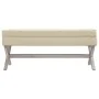 Taburete con almacenaje lino 110x45x49 cm by vidaXL, Benches for halls and storage - Ref: Foro24-344522, Price: 122,17 €, Dis...