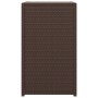 C-förmiger Tisch aus synthetischem Rattan braun 40x35x60 cm von vidaXL, Seitentische - Ref: Foro24-319407, Preis: 33,15 €, Ra...