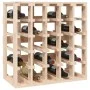 Flaschenregal aus massivem Kiefernholz, 58,5 x 33 x 60,5 cm von vidaXL, Weinregale - Ref: Foro24-822526, Preis: 77,27 €, Raba...