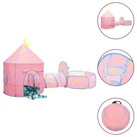 Children's play store with 250 pink balls 301x120x128 cm by vidaXL, Play tents and tunnels - Ref: Foro24-3107737, Price: 93,5...