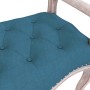 Banco de terciopelo azul 110x45x60 cm de vidaXL, Bancos - Ref: Foro24-344438, Precio: 129,39 €, Descuento: %