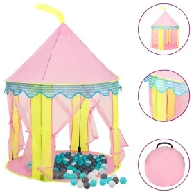 Children's play tent with 250 pink balls 100x100x127 cm by vidaXL, Play tents and tunnels - Ref: Foro24-3107746, Price: 71,95...