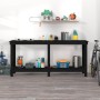 Banco de trabajo de madera maciza de pino negro 180x50x80 cm de vidaXL, Mesas de trabajo - Ref: Foro24-822515, Precio: 189,74...