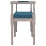 Blue velvet bench 110x40x70 cm by vidaXL, Banks - Ref: Foro24-344424, Price: 125,34 €, Discount: %