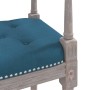 Banco de terciopelo azul 110x40x70 cm de vidaXL, Bancos - Ref: Foro24-344424, Precio: 126,84 €, Descuento: %