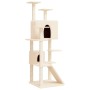 Katzenkratzbaum mit cremefarbenen Sisalstämmen, 153 cm von vidaXL, Katzenmöbel - Ref: Foro24-171693, Preis: 70,64 €, Rabatt: %
