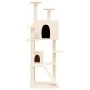 Cat scratching post with cream sisal posts 153 cm by vidaXL, Cat furniture - Ref: Foro24-171693, Price: 69,60 €, Discount: %