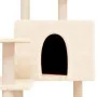 Cat scratching post with cream sisal posts 153 cm by vidaXL, Cat furniture - Ref: Foro24-171693, Price: 69,60 €, Discount: %