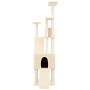 Katzenkratzbaum mit cremefarbenen Sisalstämmen, 190 cm von vidaXL, Katzenmöbel - Ref: Foro24-171648, Preis: 105,21 €, Rabatt: %