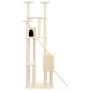 Katzenkratzbaum mit cremefarbenen Sisalstämmen, 190 cm von vidaXL, Katzenmöbel - Ref: Foro24-171648, Preis: 103,41 €, Rabatt: %